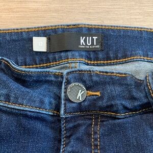Kut from the Kloth Dark Blue Denim high rise “Natalie”